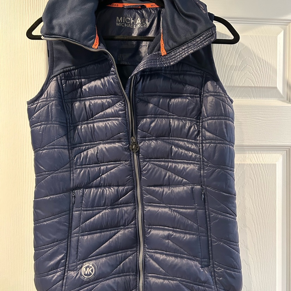 Womans Michael Kors Navy Vest size Small